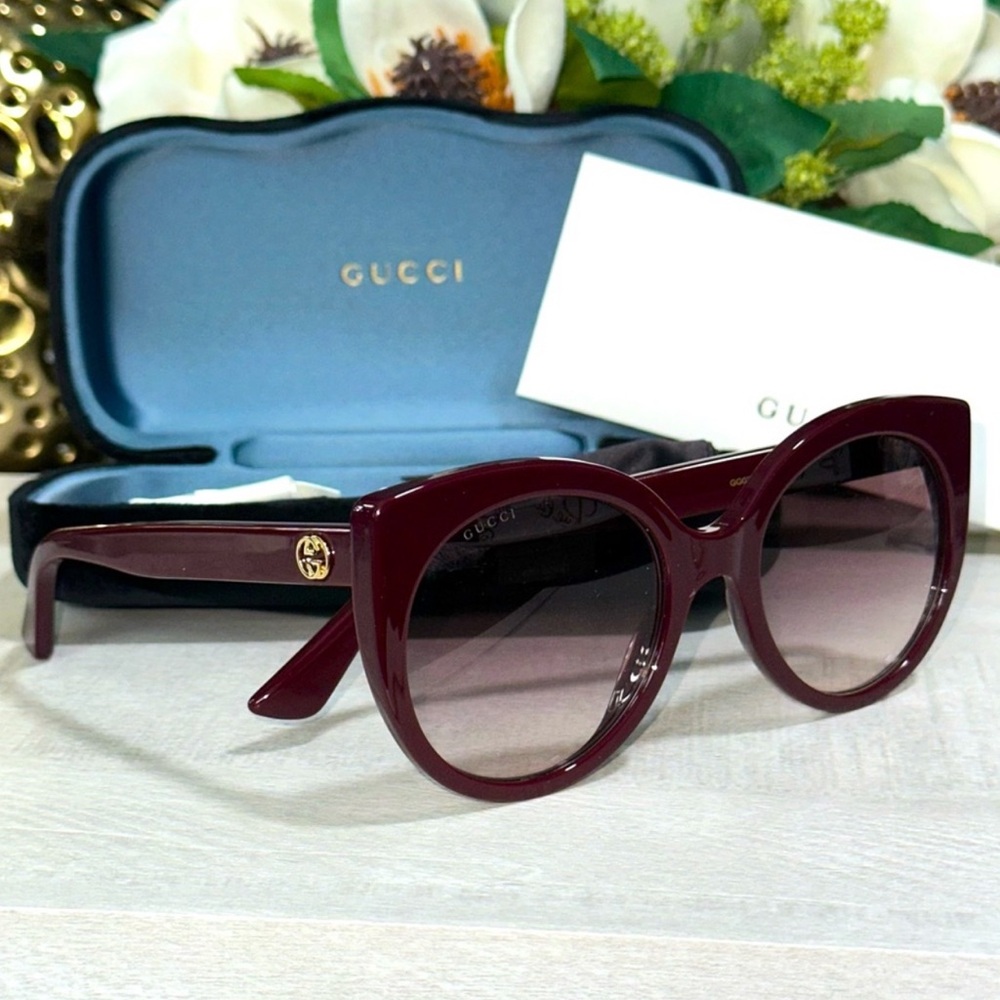 Gucci Burgundy Sunglasses